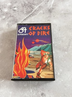 Cracks of Fire Commodore 64 / 128 Kassettenspiel EXTREM SELTENE AUSGABE
