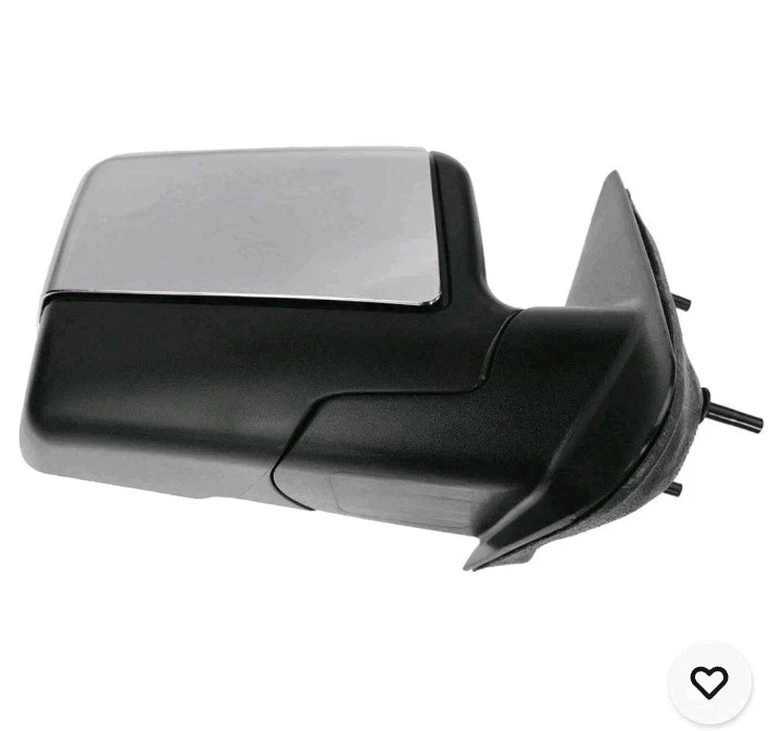 Espejo retrovisor manual cromado lado derecho pasajero para Ford Ranger 06-11 Foto 2 de 3