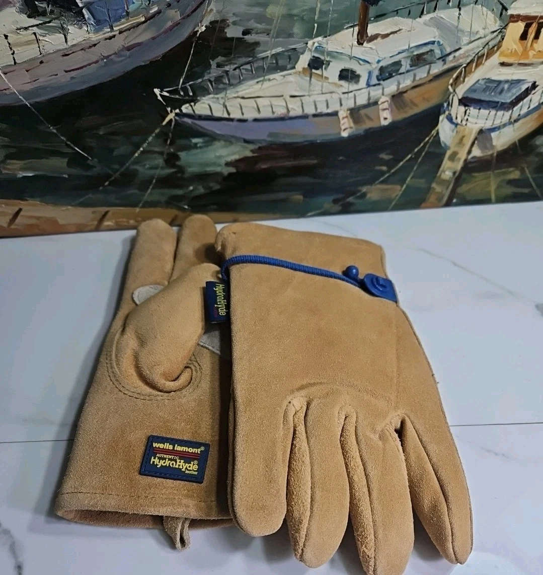 Wells Lamont Hydrahyde Water Resistant 3M Insulated Leather Sz Large