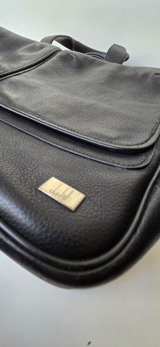 Dunhill Businesstasche Aktentasche schwarz genarbtes Leder - Bild 14 von 14