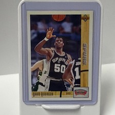 1991-92 Upper Deck David Robinson #324 San Antonio Spurs NBA Base Set