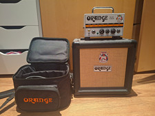 Orange Micro Terror 20W Guitar Amp Head + Orange PPC108 Black + Case + PSU