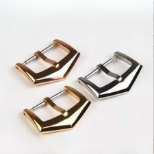 316 Stainless Steel Watch Buckle Belt Pin Clasp 16 18mm Fits Patek Philippe