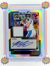 Matt Corral 2022 Panini PRIZM Football RPA Rookie Patch Auto #'d /49 RC