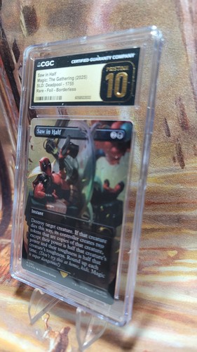 Sierra MTG por la mitad #1755 🌈 Lámina sin bordes SLD Deadpool CGC impecable 10 Pop 1 🔥 - Imagen 4 de 8