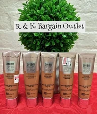 Maybelline Dream Urban Cover Full Coverage Foundation  348 cafe Lot Of 5