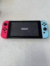 Nintendo Switch HAC-001(-01) Black System Tablet Console Only For Parts