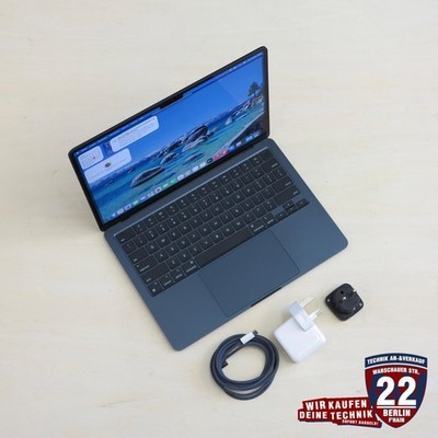 13,6 Zoll Apple MacBook Air (2022) Apple M2 16GB 256GB - Mitternacht