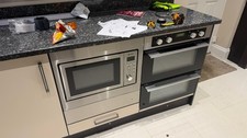 Complete Used Kitchen Set with Units, Worktops, Sink, and Appliances