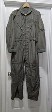 VTG Flight Suit Coveralls Flyers Men's L Green CWU-27/P US Military Jumpsuit