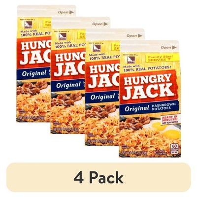 Hash Brown Potatoes 4 Count Pack 4.2 oz Cartons for Breakfast