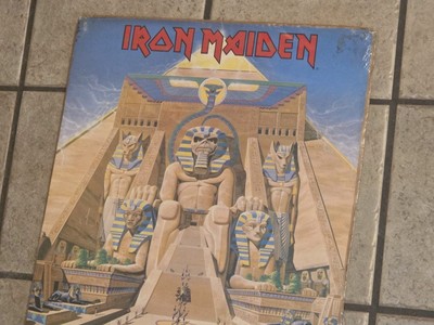 IRON MAIDEN POWERSLAVE World Slavery Tour 84-85 Vintage Authentic