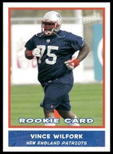 2004 Bazooka #171 Vince Wilfork RC New England Patriots