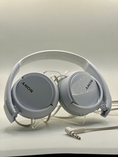 Sony MDR-ZX110 Ear-Pad On the Ear Headband Headphones - White