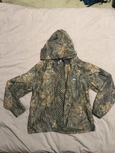 90s USA SHANNON'S Bug Tamer モスキートパーカー 迷彩 古着 90年代 SHANNON'S Bug Tamer リアルツリーカモ フード付き バグ