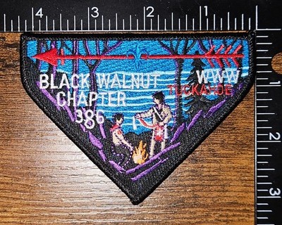 Tuckahoe Lodge 386 Black Walnut Chapter BSA OA WWW Order of the arrow Patch