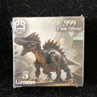 5 Gram 999 Silver Dinosaur Spinosaurus Pan Silver Company Limited  #840/3000