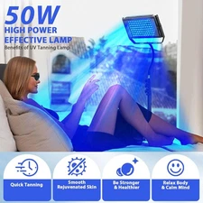 UV Tanning Lamp Solarium Light Pro hysiotherapy Lamp Home 460 & 480 NM Tanning 