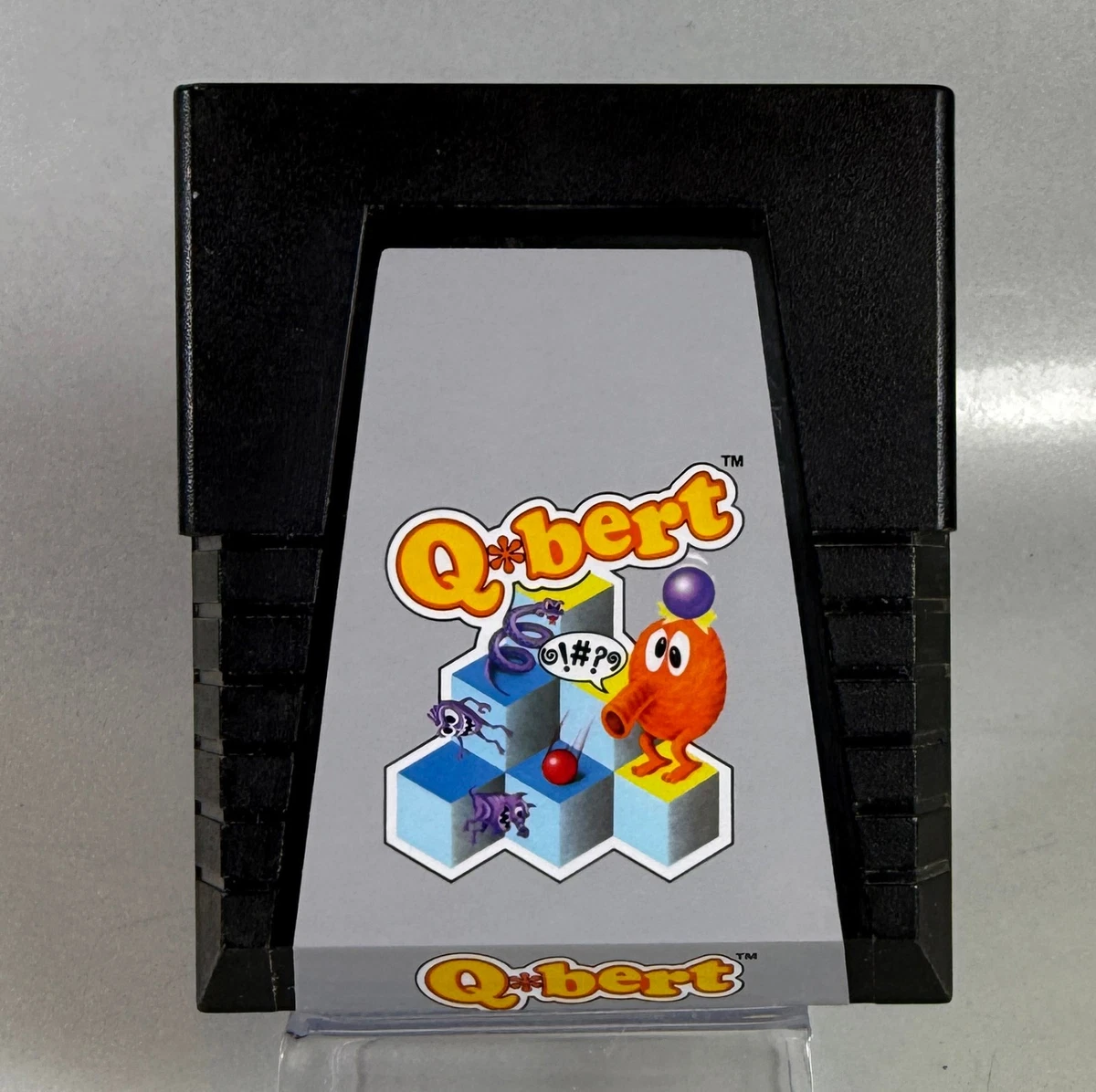 Jeu Atari 2600 Q*Bert Complet En Boîte PAL - état Correct, Notice Et Boîte D'origine