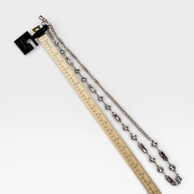 Nicole Miller Chain Belt Gold Tone Medium-Large Jeweled 