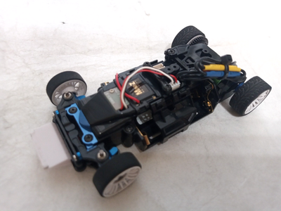 ホビーラジコン Kyosho Mini-Z MR-03EVO Kyosho Mini-Z MR-03EVO Narrow Many Option Chassis & Blue Motor
