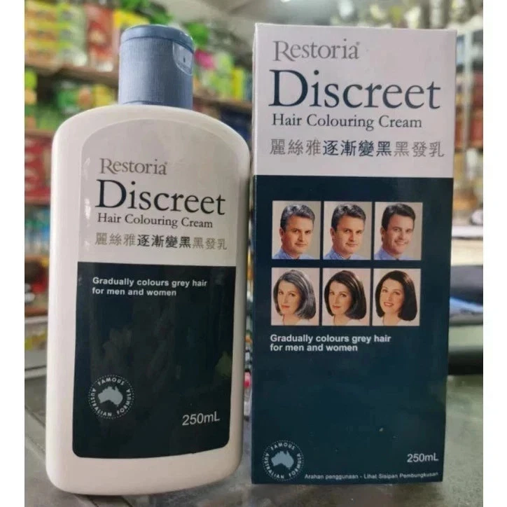 Crema Cabello Restoria Discreta 250 ml Cabello Gris Reversión y Restauración Natural del Color X2 Foto 4 de 4