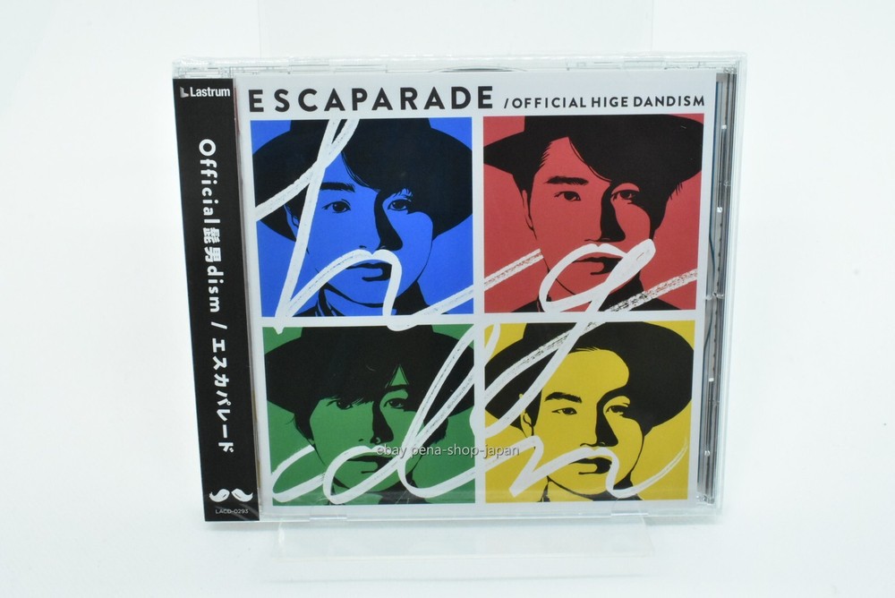 Official Hige Dandism-Escaparade-JAPAN 1ST ALBUM CD