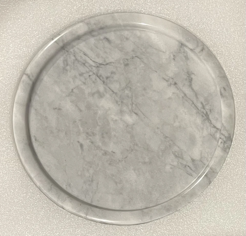 Bandeja para sala de jantar de mármore maciço 8 pol. banheiro, vaidade, cozinha, bancada - Imagem 2 de 3