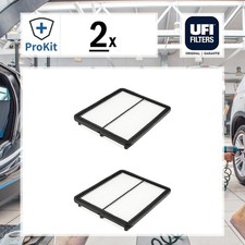 2x ORIGINAL® Ufi Luftfilter für Citroën C4 AIRCROSS Peugeot 4008 Mitsubishi