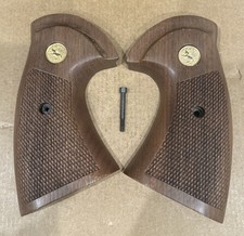 Oem Colt Python Wood Grips E I Frame Square Butt Revolver Oem Colt Python Wood Grips E I Frame Square Butt Revolver