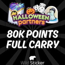 MONOPOLY -  HALLOWEEN PARTNERS EVENT 80K POINTS⚡(FULL CARRY PER SLOT)⚡