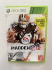 Madden NFL 12 – Xbox 360 – Tested & Working – Disc Case