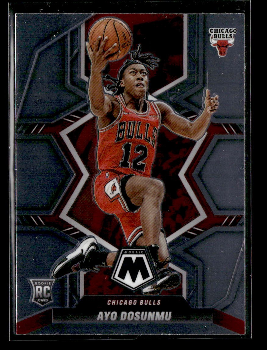 2021-22 Panini Mosaic #233 Ayo Dosunmu RC Rookie D052