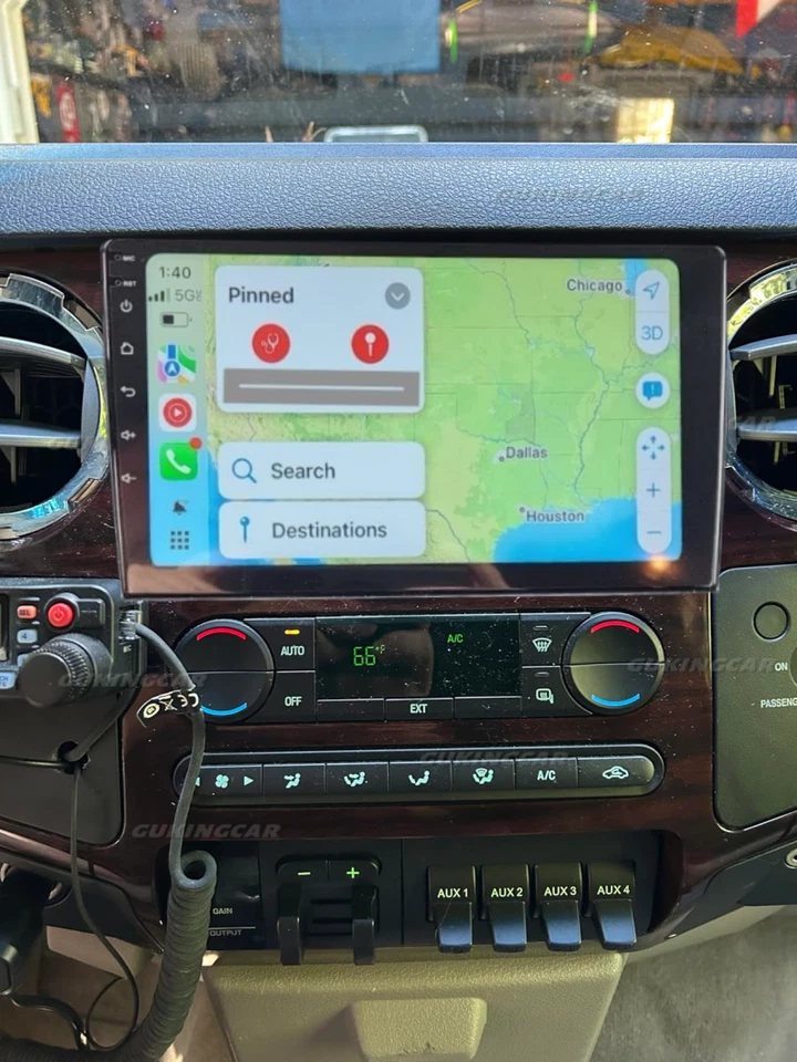 4+64G For Ford F250 F350 2006-2014 10.1" Carplay Android14 Car Stereo Radio GPS Foto 3 de 4