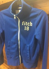 Abercrombie Boys Blue Zip Jacket Size Large