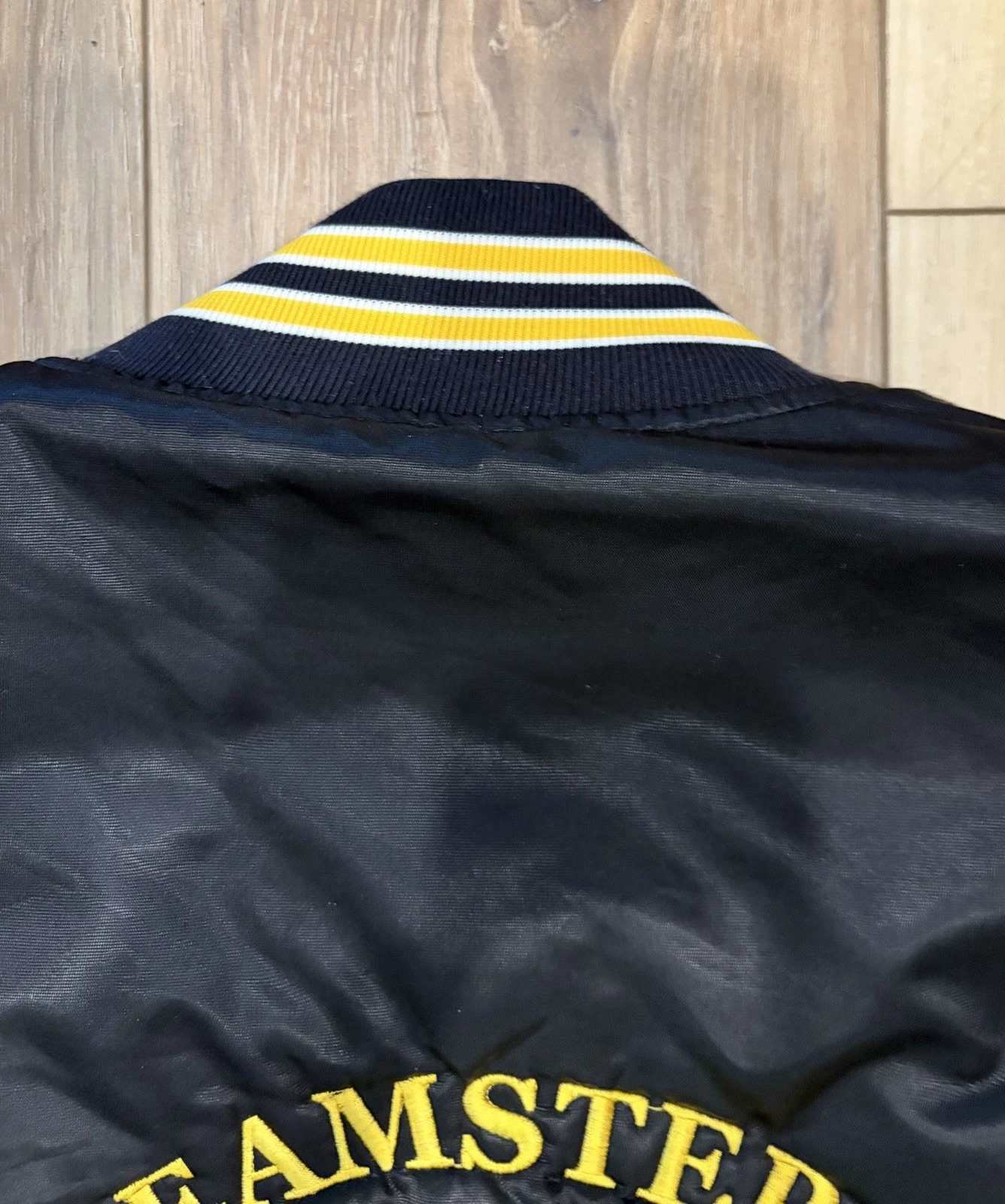 Vtg 90s Teamsters Local 107 Philly Satin Bomber Jacket 2XL Game Sportswear - product detail image 19