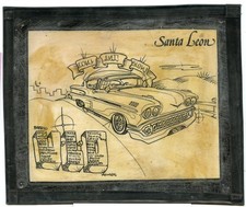 old vintage 1980s cholo lowrider varrio latino print tattoo flash lam 6x7