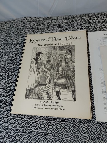 Impresión Empire of the Petal Throne, M. A. R. Barker TSR 1975 - Imagen 6 de 24