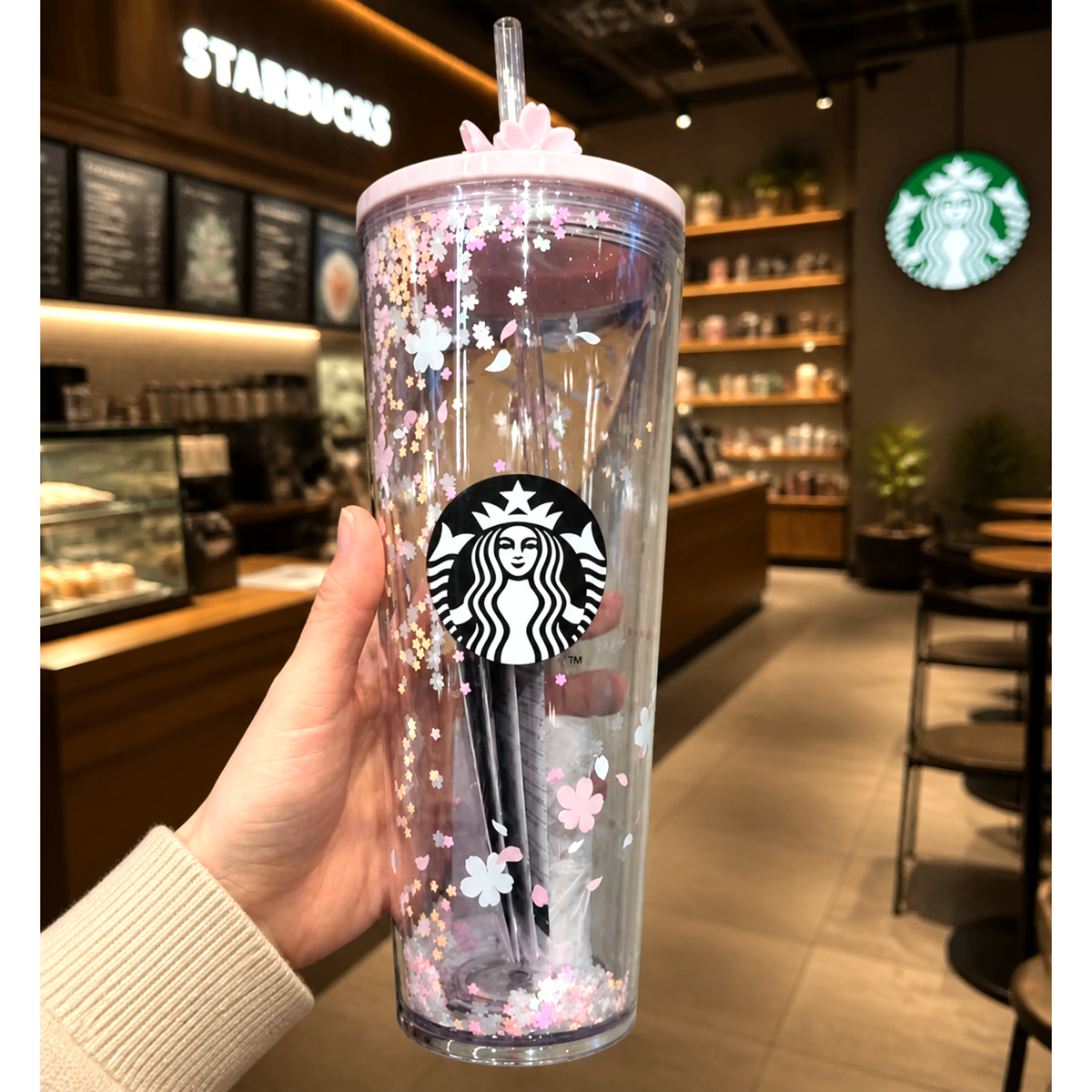 Starbucks Korea 2026 Cherry Blossom Limited MD Cold Cup Blooming