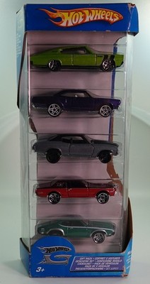HW 2005 5er Pack Muscle Mania: Charger, Roadrunner, Mercury, Olds & Chevelle