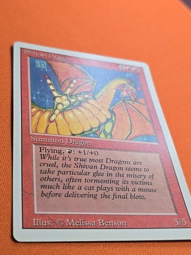 🔴🔴🔴 1994 MAGIC The Gathering SHIVAN DRAGON REVISED 3RD EDITION PLAYED 🔴🔴🔴2 - Bild 2 von 4
