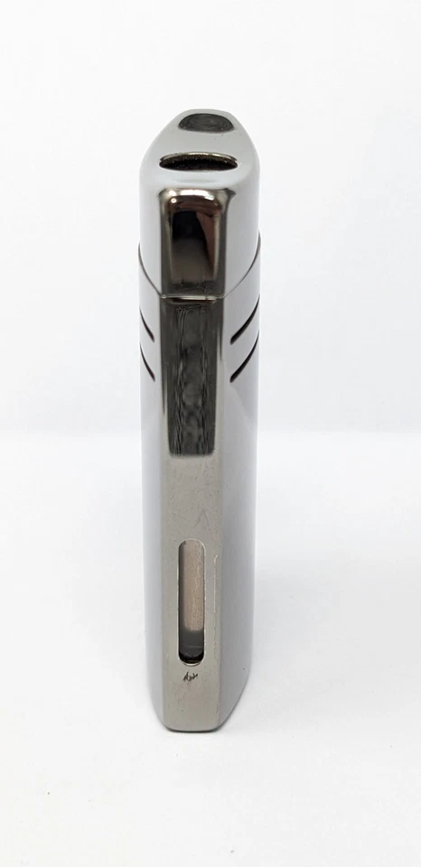 Accendino ST Dupont maxijet chrome vibration colore grigio non funziona ricambi - Immagine 4 di 4