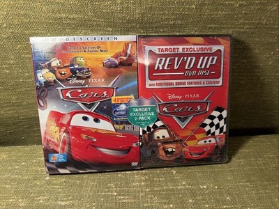 Disney Pixar Cars DVD (2-Pack) Target Exclusive Rev d Up Bonus Disc NEW SEALED