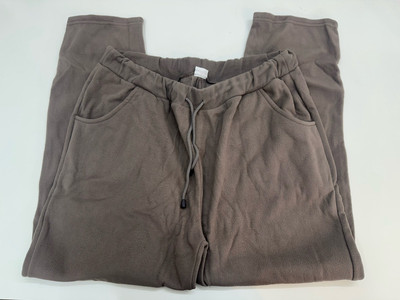 Damart Womens Trouser Pants Plus Size 18/20 Brown Taupe Micro Fleece NWTs