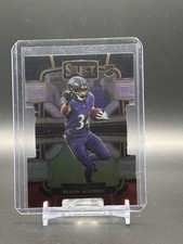 2023 Select Football Keaton Mitchell #10 RC Black Red Die Cut Ravens