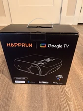 Smart Projector with Google TV, WiFi Bluetooth – Netflix, YouTube (Happrun 510G)