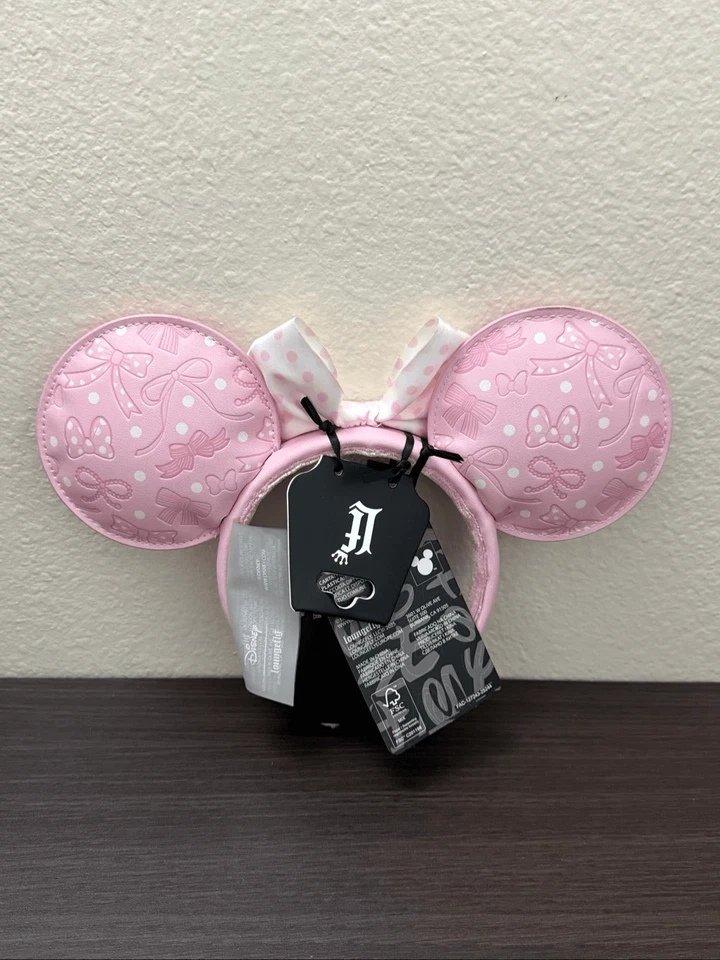 Diadema Loungefly Disney Minnie Mouse lunares orejas rosas Foto 2 de 4