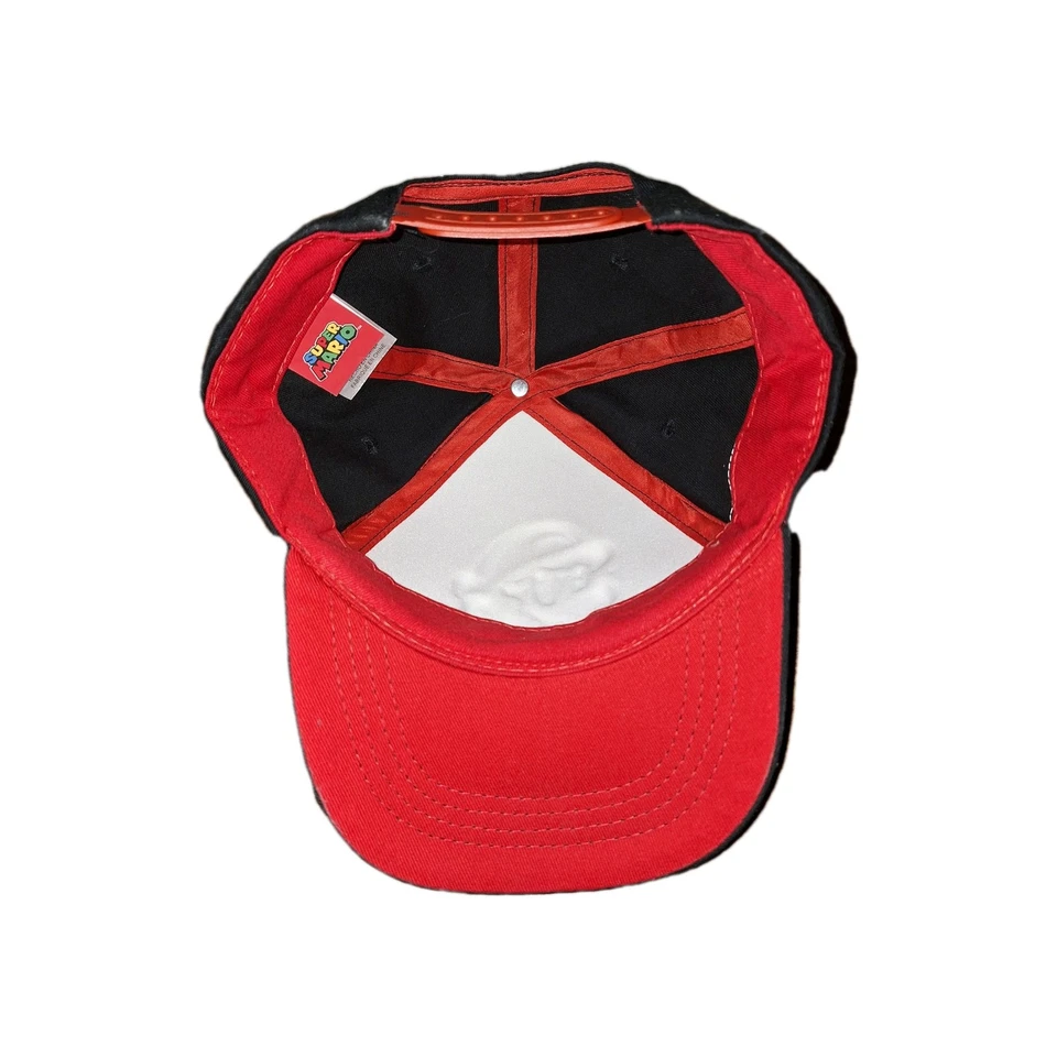Nintendo Super Mario Ball Cap Kid's Snap Back Adjustable Hat - Image 3 of 4