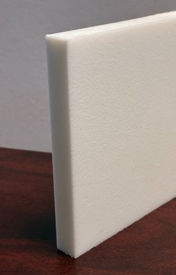 HDPE Plastic Cutting Board Sheet - 1/2'' Thick - Natural- 18'' x 24'' - Food Grade