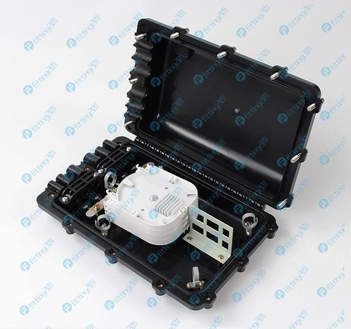 48 core 3 In 3 Out Fiber Optic Drop Cable Fiber Optic Splice Closure Joint Box - Afbeelding 3 van 8